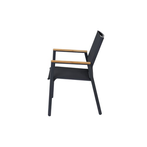 SIENA GARDEN Stapelsessel »BOLOGNA«, BxHxL: 67,5 x 90 x 64 cm, max. Belastung: 110 kg - grau