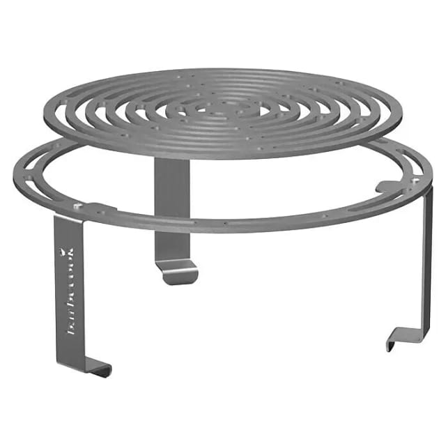 BARBECOOK Grillrosterhöhung »Dynamic Centre«, rund, ⌀: 36 cm, Stahl - schwarz