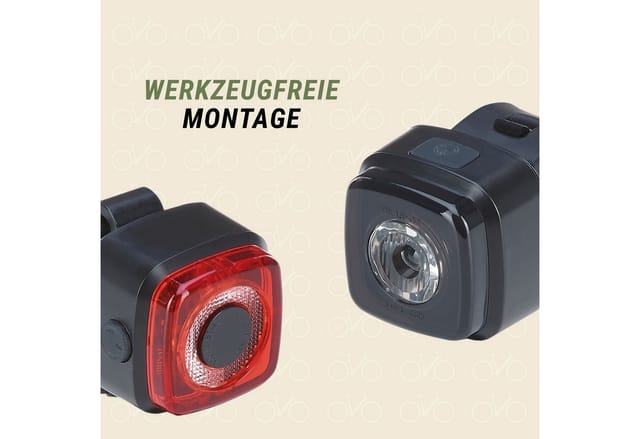 PROPHETE Beleuchtungs-Set, LED, akkubetrieben - schwarz