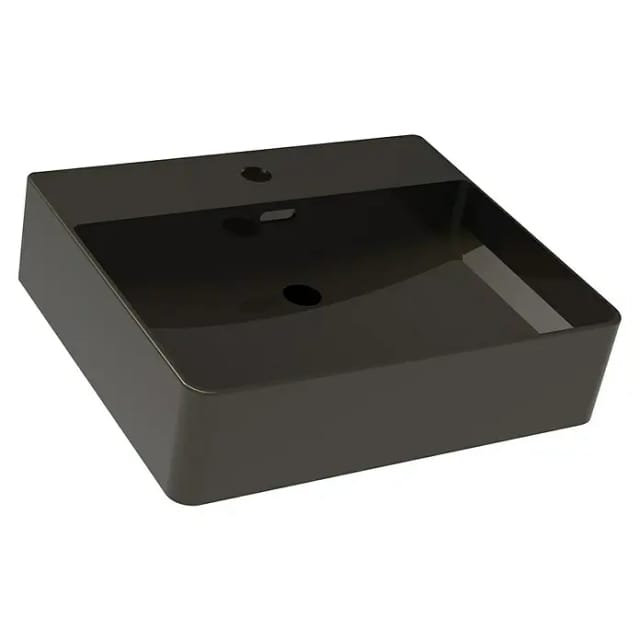 FACKELMANN Waschbecken, Keramik BLACK 500x130x420 - weiss