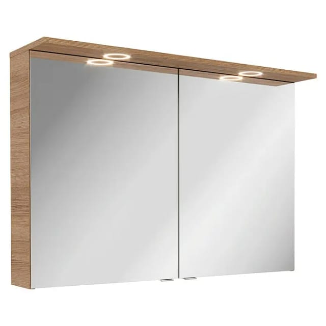 FACKELMANN Spiegelschrank »VITA«, VITA Spiegelschrank 1000x696X262 - braun