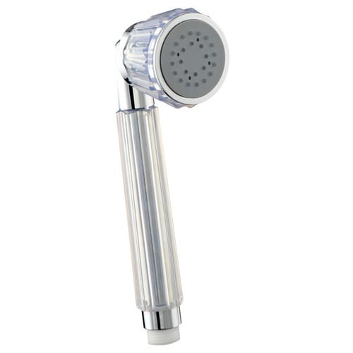WELLWATER Handbrause » Makra «, 2 Strahlarten, chromfarben - silberfarben
