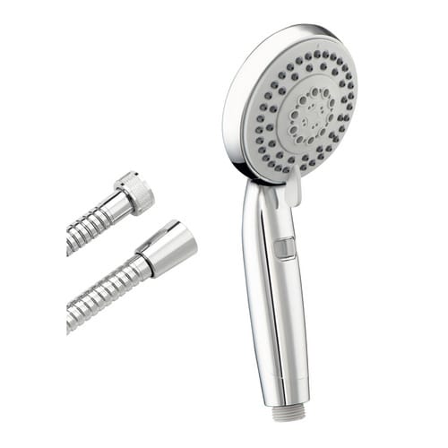 WELLWATER Brause-Set »Darkon«, 3 Strahlarten, chromfarben - silberfarben