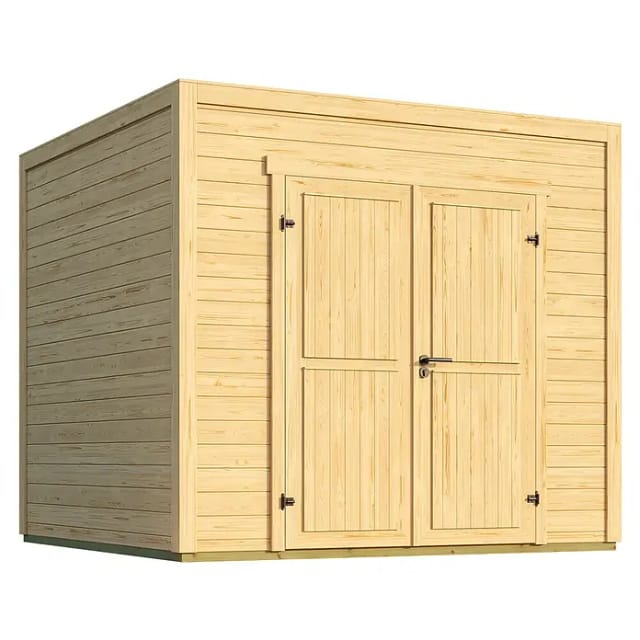 Gartenhaus, STELLA 2, 28 mm, 250 x 250 cm,natur - beige