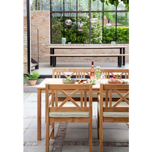 Cinas Stuhlauflage »Rosenborg«, LxB: 53 x 59 cm, sandfarben - beige