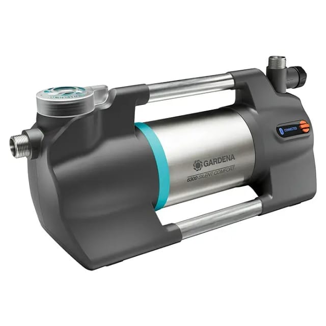 GARDENA Gartenpumpe »SilentComfort«, Fördermenge: 6.300 l/h, 1050 W - grau