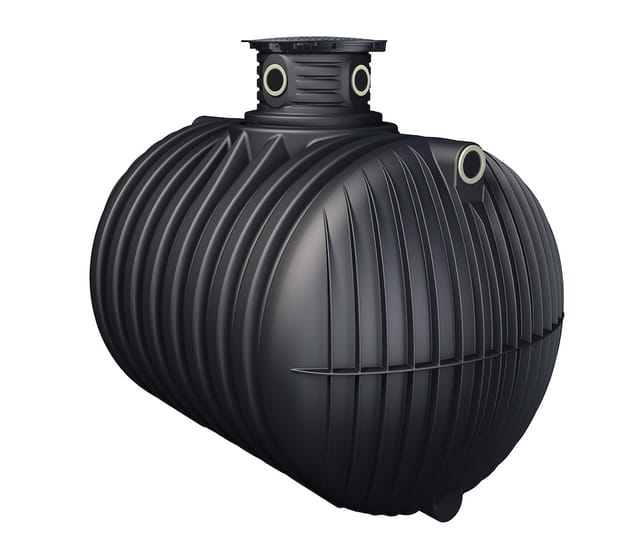 4RAIN Regenwassertank, 4000 l - schwarz