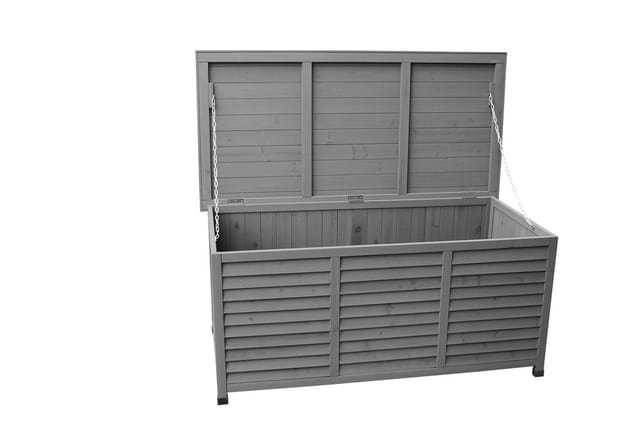 LECO Kissenbox »VINTAGE«, BxHxT: 132 x 61 x 66 cm, anthrazit - grau