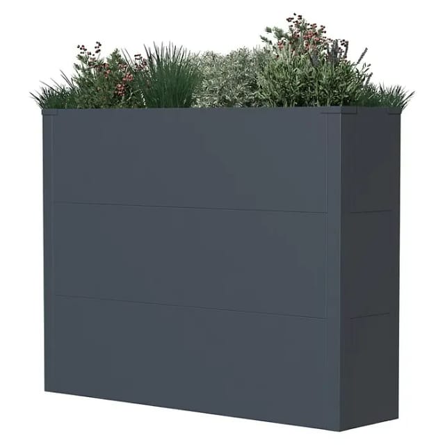Westmann Pflanzkübel »Talus«, BxHxT: 100 x 77 x 25 cm, Stahl, anthrazit - grau