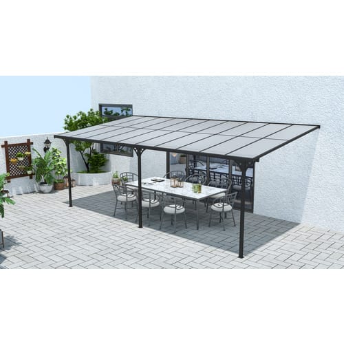 Westmann Terrassendach »Bruce«, BxHxT: 617 x 270 x 300 cm, Aluminium, schwarz
