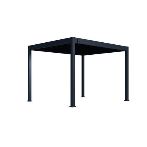 PARAGON OUTDOOR Pergola »Grand Tuscan«, BxHxT: 370 x 256 x 310 cm, Aluminium - grau