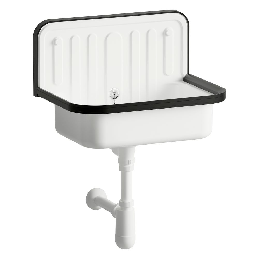 Laufen Aufgussbecken Stahlform H551cl50001095 510x365x330mm, Weiß, Mit Überlauf