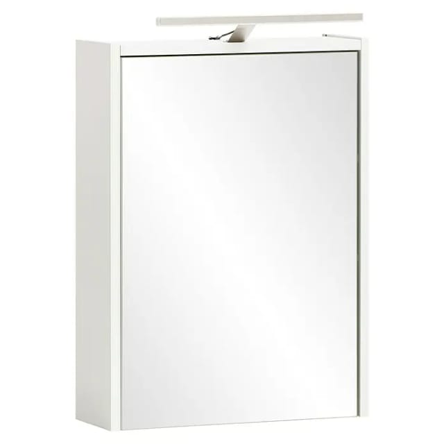 SCHILDMEYER LED-Spiegelschrank »Katta«, BxH: 43,5 x 64 cm, mattweiß - weiss