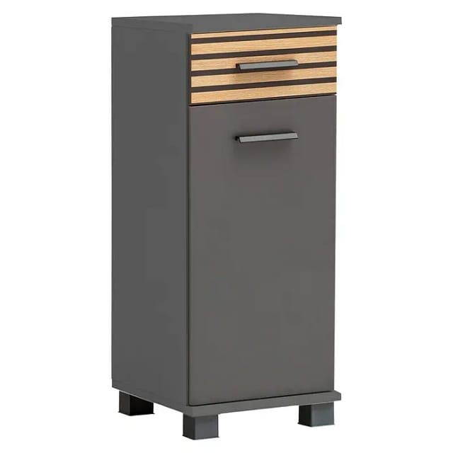 SCHILDMEYER Unterschrank »Katta«, BxH: 30,3 x 75,3 cm, anthrazit - schwarz