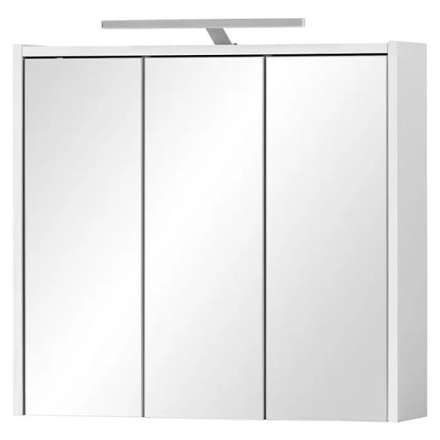 SCHILDMEYER LED-Spiegelschrank »Dex«, BxH: 65 x 64 cm, mattweiß - weiss