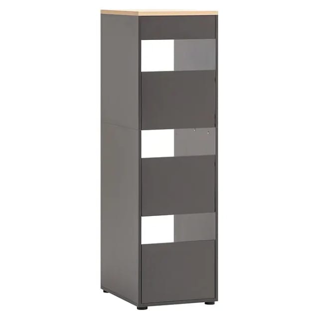 SCHILDMEYER Mehrzweckschrank »Solea«, BxH: 45,1 x 96 cm, anthrazit - schwarz