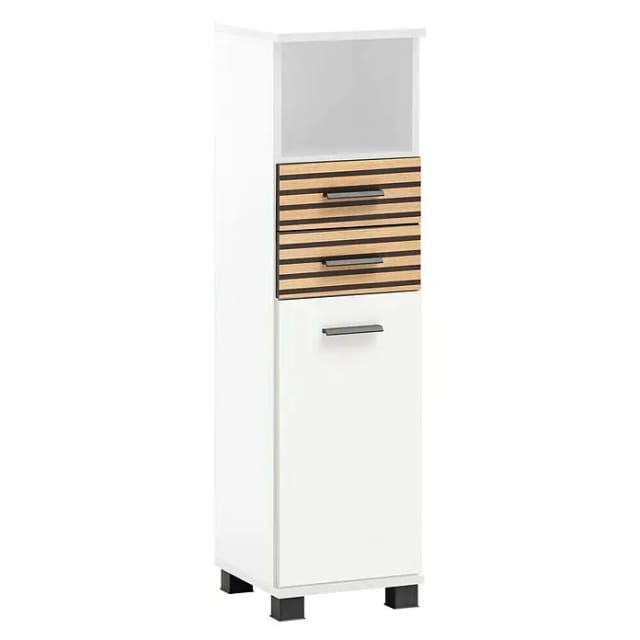 SCHILDMEYER Highboard »Katta«, BxH: 30,3 x 110,5 cm, mattweiß - weiss