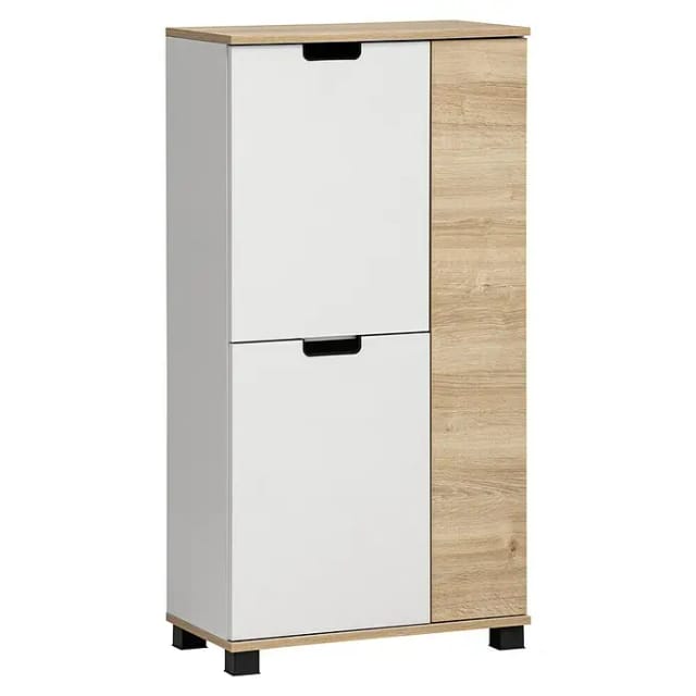 SCHILDMEYER Highboard »Emmik«, BxH: 59,8 x 116,9 cm, weiß eiche - weiss