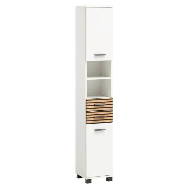 SCHILDMEYER Hochschrank »Katta«, BxH: 30,3 x 180,9 cm, mattweiß - weiss