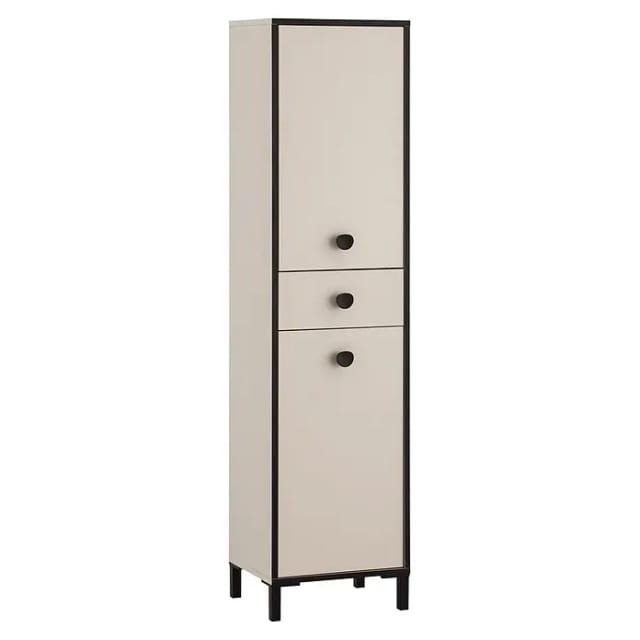 SCHILDMEYER Hochschrank »Edda«, BxH: 40,3 x 163,3 cm, cremebeige - weiss