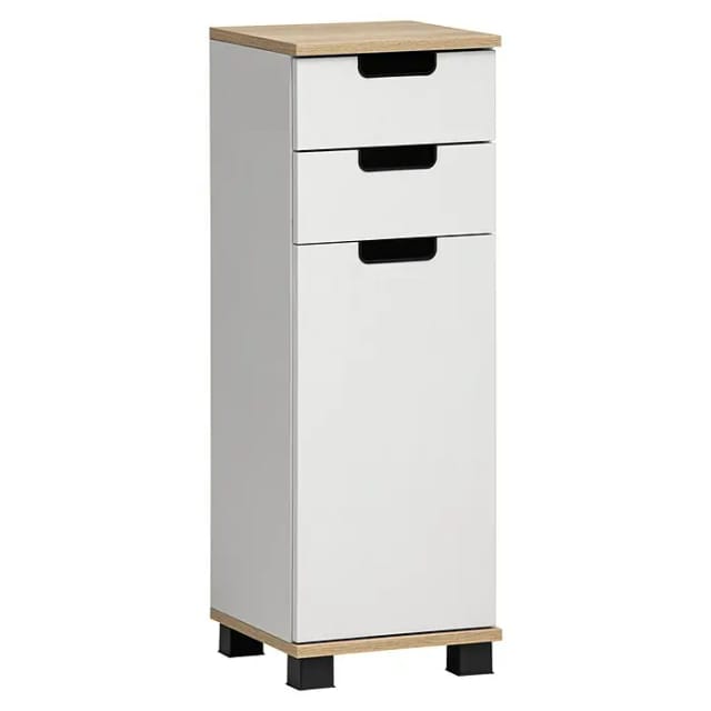 SCHILDMEYER Highboard »Emmik«, BxH: 30,3 x 88,1 cm, weiß eiche - weiss