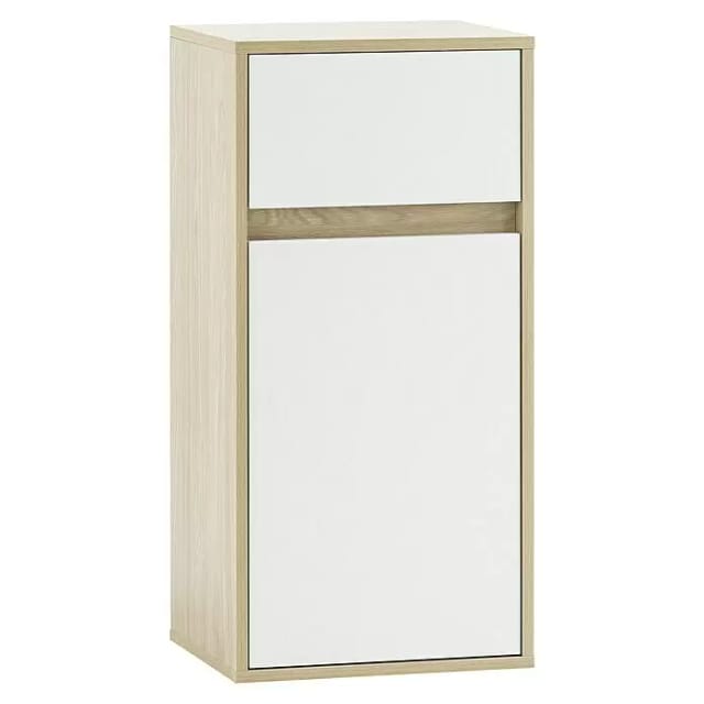 SCHILDMEYER Highboard »Mali«, BxH: 40,3 x 81,4 cm, mattweiß eiche - weiss