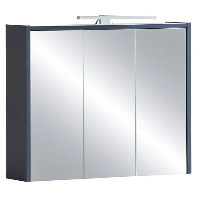 SCHILDMEYER LED-Spiegelschrank »Lovis Kent«, BxH: 74,5 x 62,7 cm, nachtblau