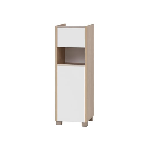 SCHILDMEYER Unterschrank »Juba«, BxH: 30,2 x 94,7 cm, kreideweiß - weiss