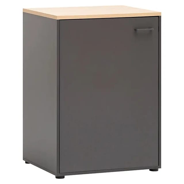 SCHILDMEYER Mehrzweckschrank »Solea«, BxH: 67,1 x 96 cm, anthrazit - schwarz