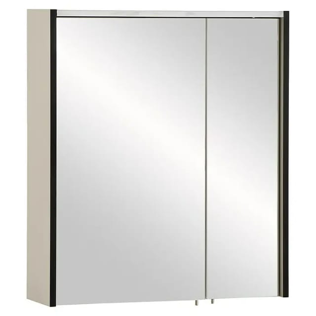 SCHILDMEYER LED-Spiegelschrank »Edda«, BxH: 63,5 x 72,4 cm, cremebeige