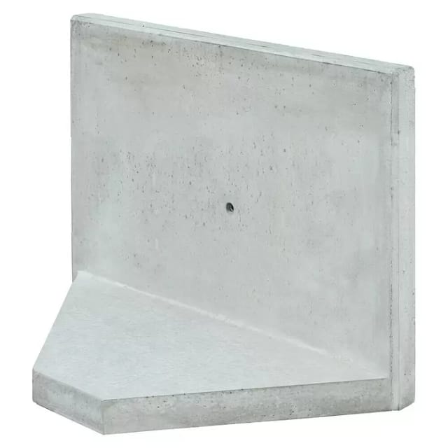 Diephaus L-Stein, LxBxH: 40 x 100 x 30 cm - grau