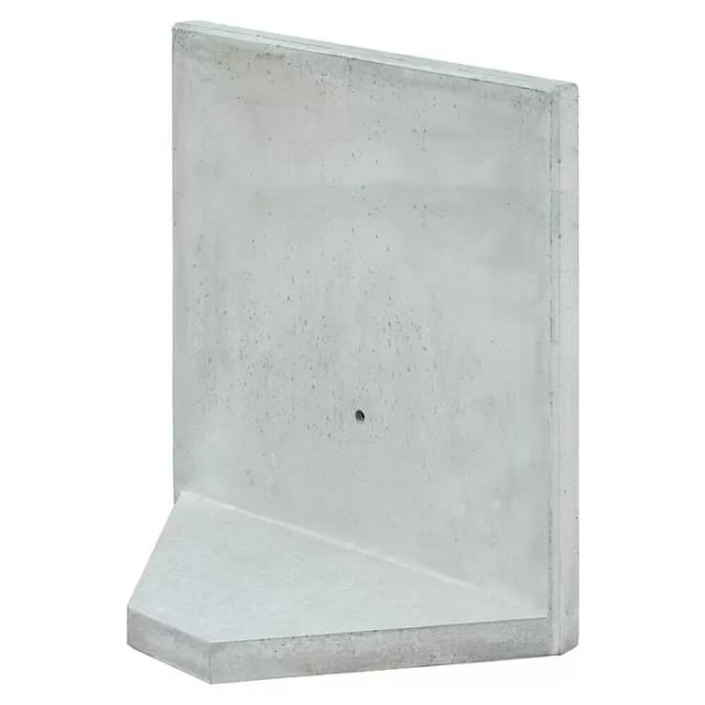 Diephaus L-Stein, LxBxH: 100 x 100 x 45 cm - grau