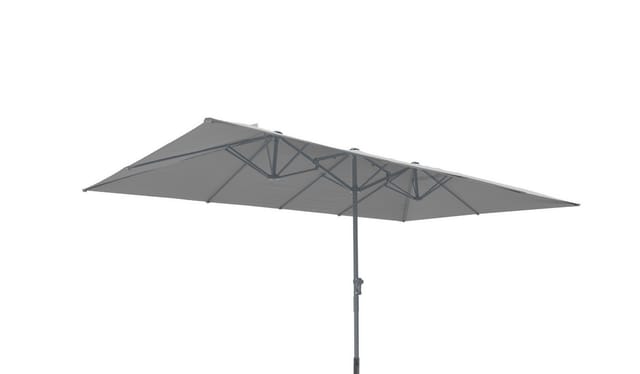 LECO Sonnenschirm, BxH: 460 x 207 cm, lichtgrau