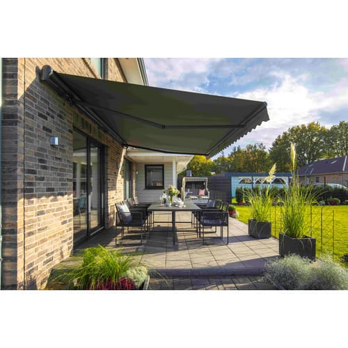 CASAYA Halbkassettenmarkise, BxL: 500 x 300 cm, grau-anthrazit