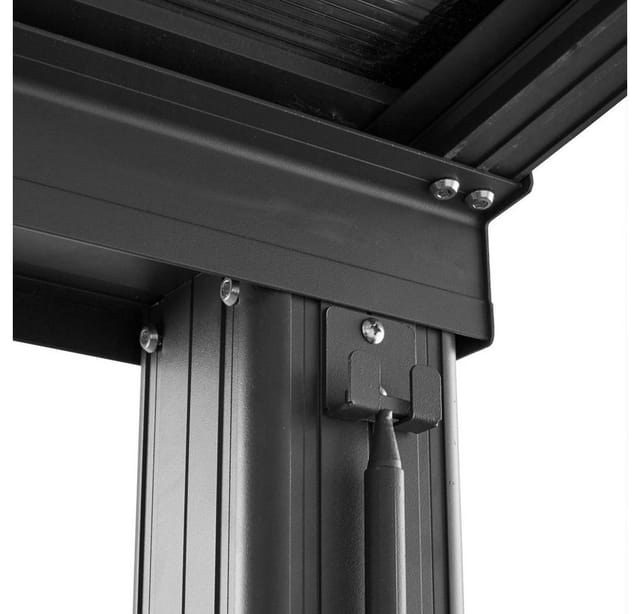 HOME DELUXE Terrassenüberdachung »SOLIS DELUXE«, 290x295x233 / 272cm, Grau