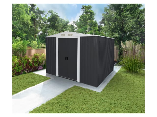 HOME DELUXE Gartenhaus »BOHIO DELUXE«, Größe XL - grau