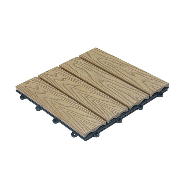 Holzfliesen »BAVARO Premium«, Teak 10 m2 - braun