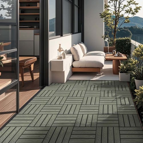 Holzfliesen »BAVARO Premium«, Antik 5 m2 - braun