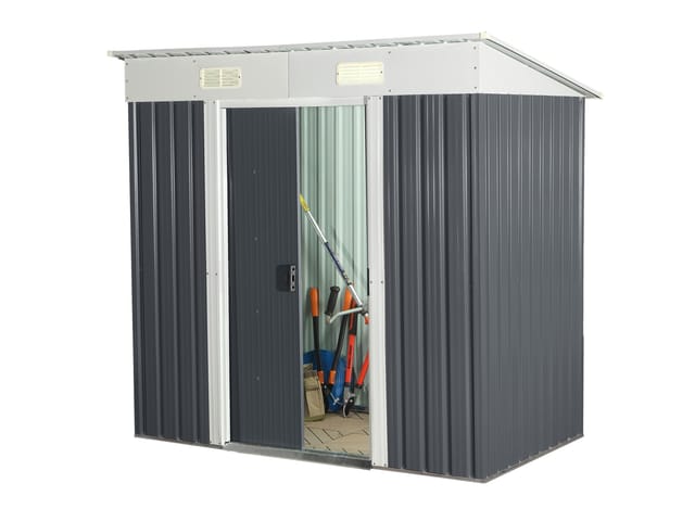 HOME DELUXE Gartenhaus »BOHIO DELUXE«, Größe M - grau
