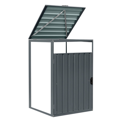 HOME DELUXE Mülltonnenbox »CUBO«, 1x 240L Erweiterung - grau