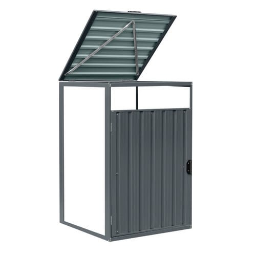 HOME DELUXE Mülltonnenbox »CUBO«, 1x 240L Erweiterung - grau