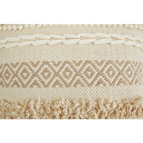 ANDIAMO Kissen »Livia«, LxB: 45 x 45 cm, 100% Baumwolle - beige
