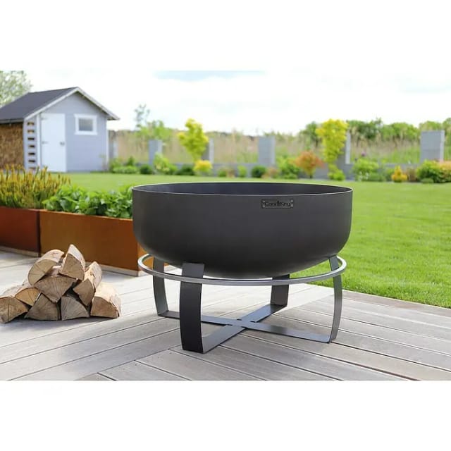 CookKing Feuerschale »XXL Viking«, BxHxT: 80 x 50 x 80 cm, schwarz