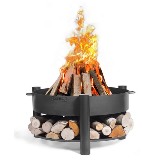 CookKing Feuerschale »Montana 80«, BxHxT: 88 x 45 x 88 cm, schwarz