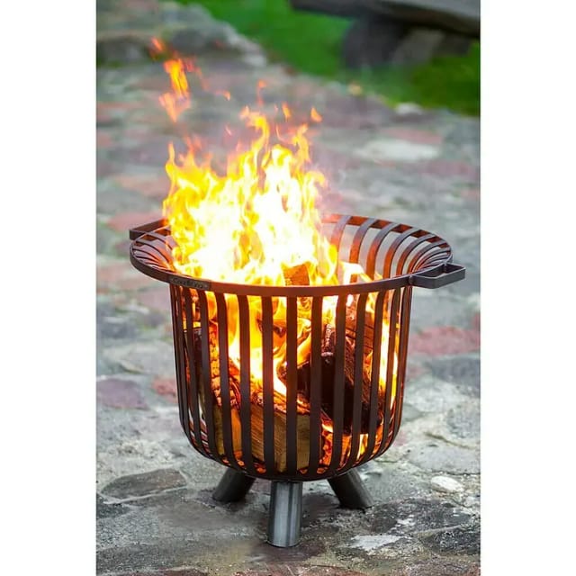 CookKing Feuerkorb »Verona 60«, BxHxT: 60 x 52 x 60 cm, schwarz