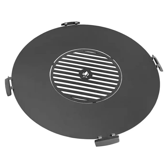 CookKing Grillplatte, BxHxT: 78 x 2 x 78 cm, schwarz