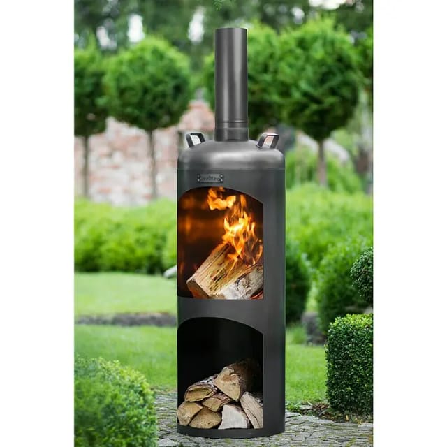 CookKing Outdoor-Ofen »Faro«, BxHxT: 40 x 158 x 40 cm, schwarz