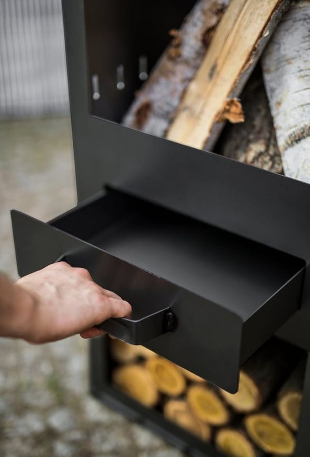 CookKing Outdoor-Ofen »Rosa«, BxHxT: 40 x 150 x 40 cm, schwarz
