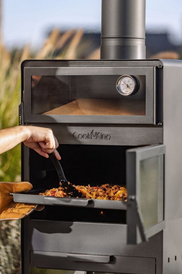 CookKing Outdoor-Ofen »Vento Plus«, BxHxT: 50 x 150 x 50 cm, schwarz