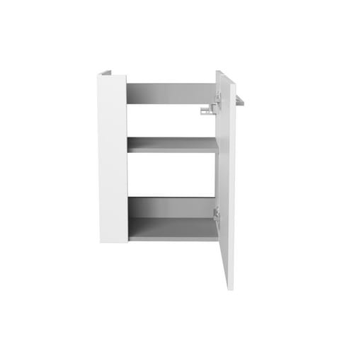 FACKELMANN Waschplatz-Set »SBC Gäste Bad«, 45cm rechts Weiß - weiss